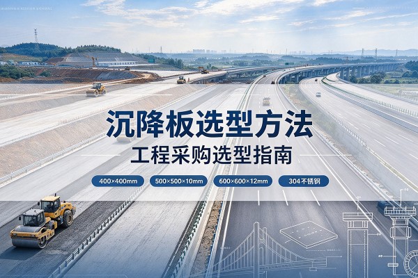 点军沉降板选择方法