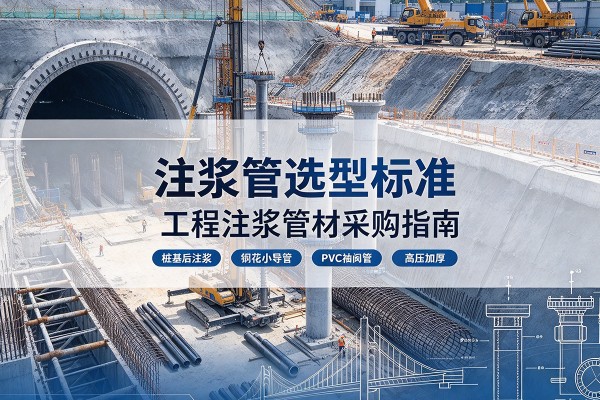 点军注浆管选型标准