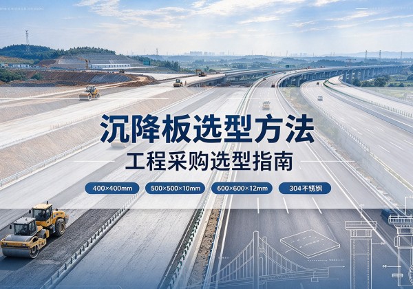 点军沉降板选择方法